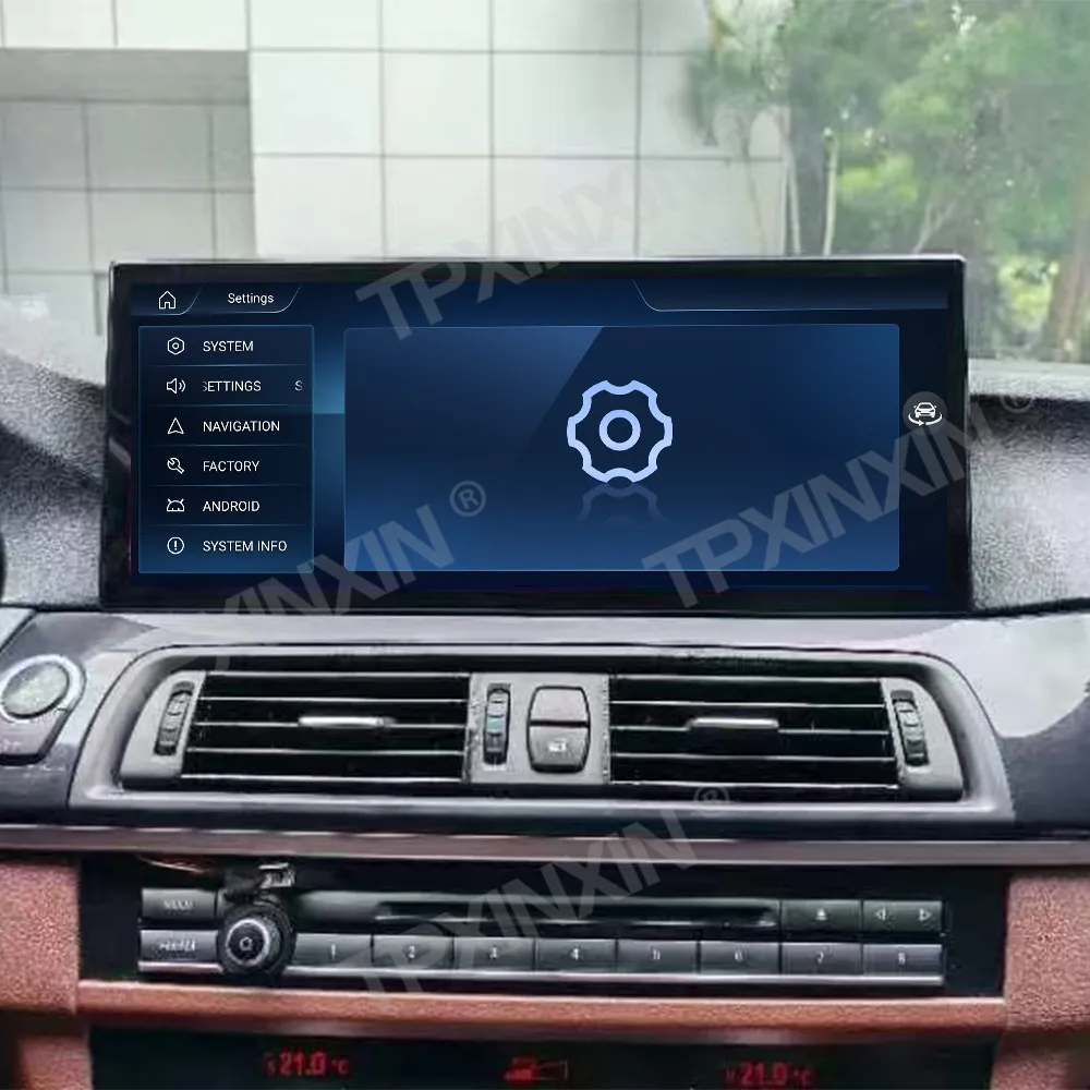 15.8 Inch Qualcomm Android Auto For HUAWEI  HiCar For BMW 5 Series 2011~2017 GPS Navigation Radio Audio AI Voice IPS Head Unit