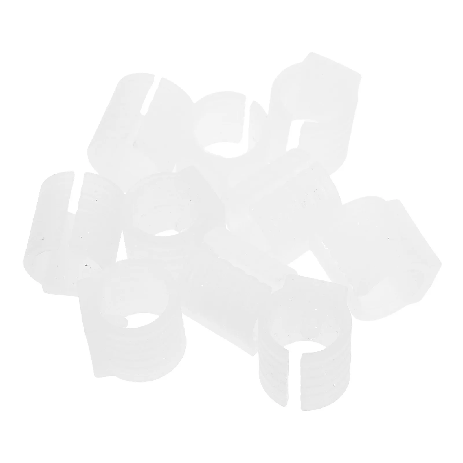 10Pcs Arch Shape Chair Leg Caps U-Shaped Plastic Floor Glides for Bar Stools Sled Chairs Hardwood Tile Carpet Non-Slip Furniture