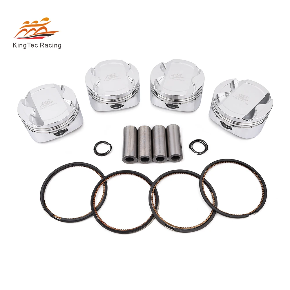 KTC Racing K24 87.5mm Forged 4032 Aluminum Pistons For Honda K24 K24A K24A2 K24A3 K24A8