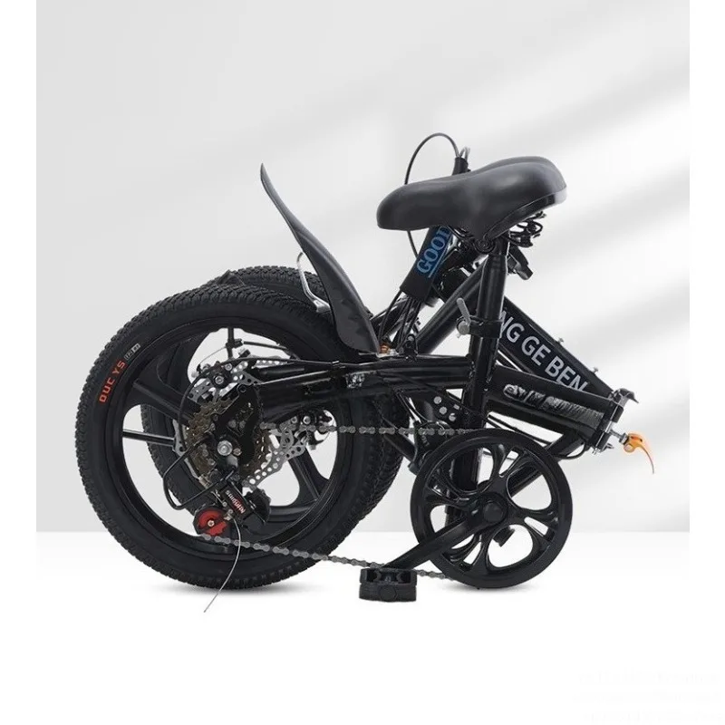 Bicicleta plegable al por mayor, regalo para adultos 20 pulgadas, bicicleta para estudiantes velocidad variable, pedal mujeres