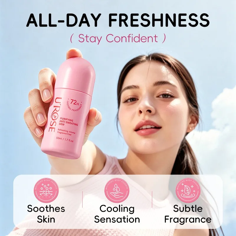 Odor Removing Antiperspirant Spray, Underarm Refreshing Mist, Suppress Armpit Scent, Block Perspiration for Daily Body Freshness