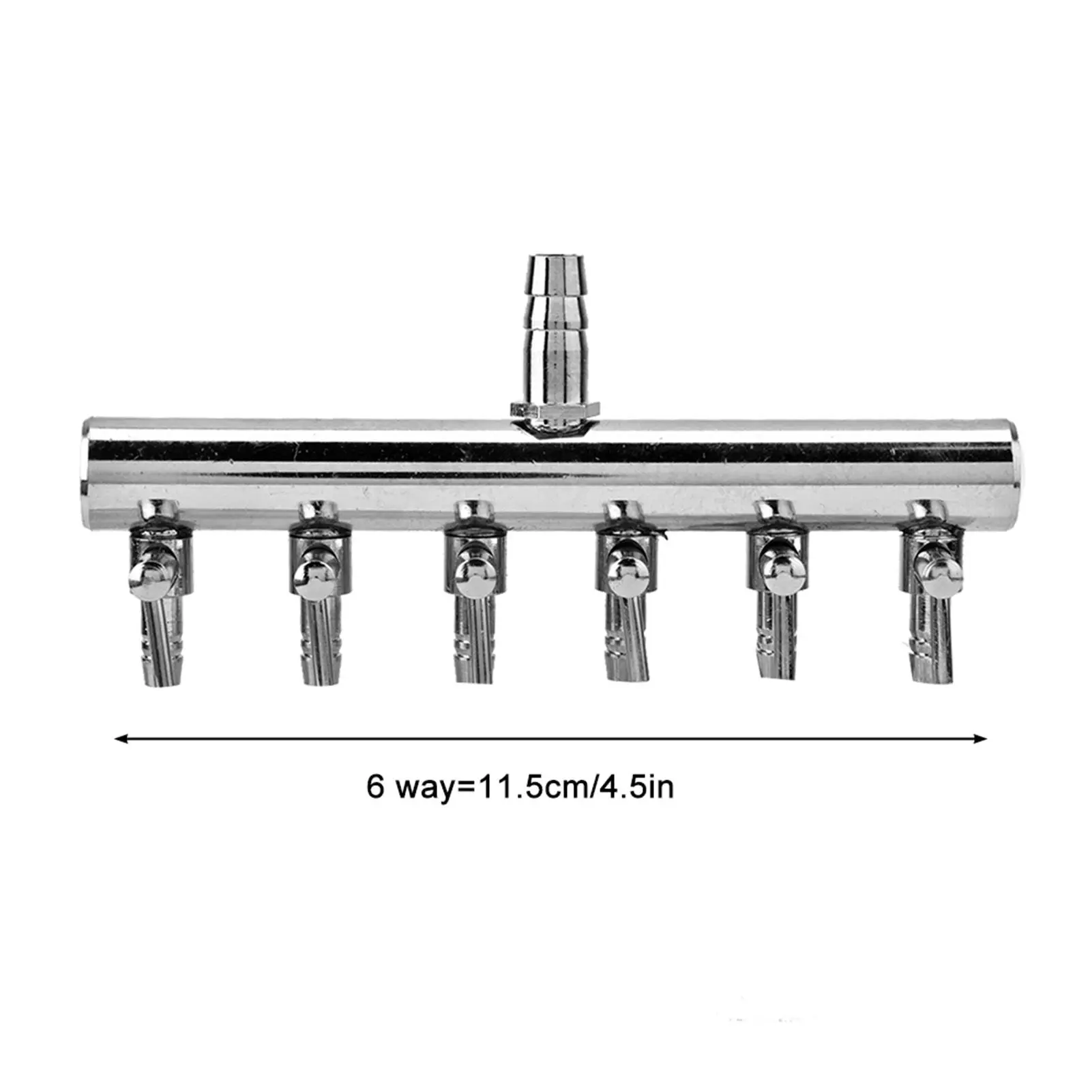 Сплиттер воздуха для аквариума из нержавеющей стали, 8-4 мм, регулирующий клапан для аквариума, прочный Клапан Горячего Воздуха
