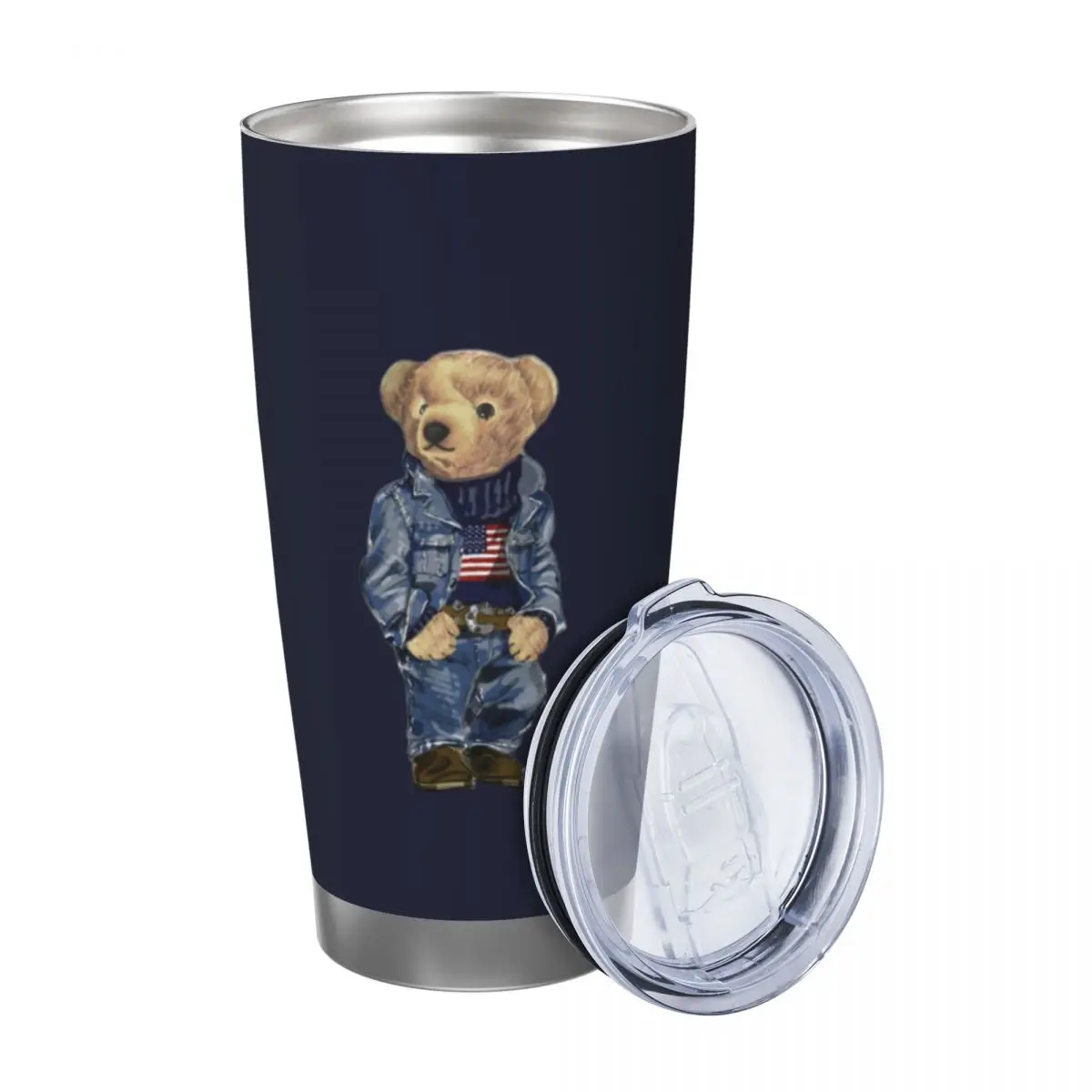 Ralph Bear 20oz Cup Large Capacity Car Mug Leak-proof Juice Coffee Cup Food Grade