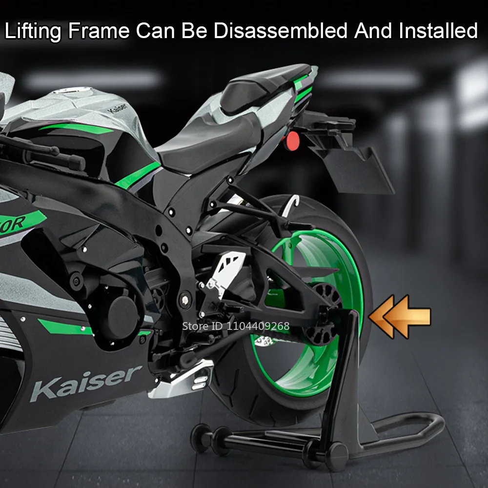 โมเดลรถมอเตอร์ไซค์ฮอนด้า CBR1000RR ZX-10R ขนาดใหญ่ 1:9 ของเล่นเด็ก พร้อมระบบกันสะเทือนและระบบบังคับเลี้ยวแบบลิงค์ ของเล่นที่ดีที่สุดสำหรับเด็ก