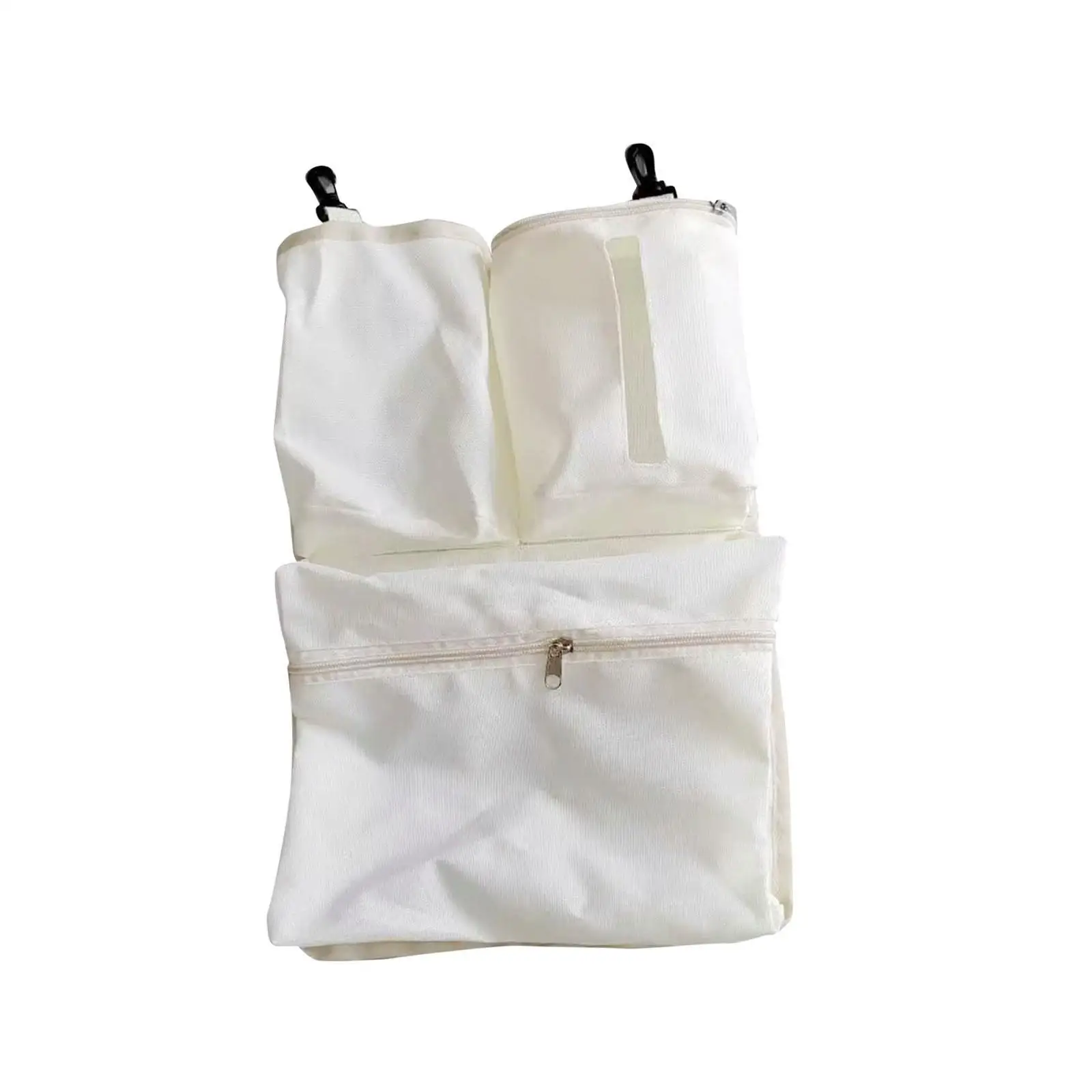 Stroller Organizer Bag Stroller Accessory Portable Zipper Pocket Hanging Bag Stroller Attachment for Keys Bottles Diaper