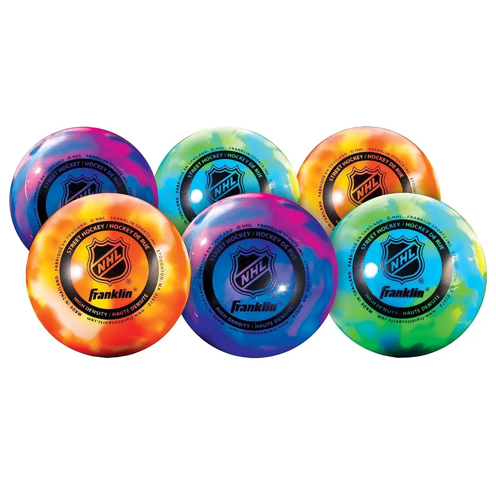 

Мячи для уличного хоккея NHL - не отскакивающие, для уличного и роллер-хоккея - официальный размер для юниоров и взрослых - A