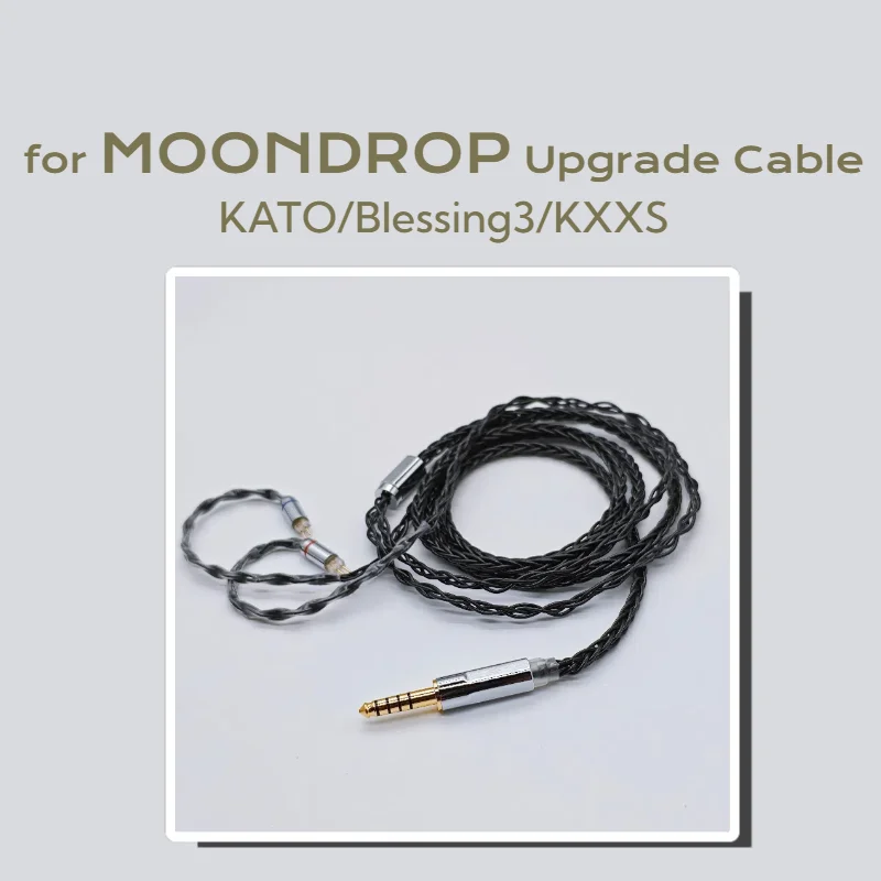 for MoonDrop KXXS DIY Cable Material, 3.5mm Headphone Cable, 0.78mm Headphone Upgrade Cable, 4.4mm Balanced Cable