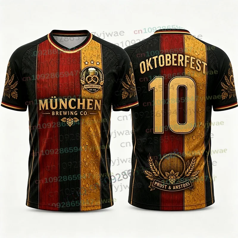 2026 Lustiges Oktoberfest-Shirt Bierfest-T-Shirt Deutsches München-Festival Streetwear Sport Freizeit T-Shirt Damen Herren T-Shirt Kleidung – Detail 9
