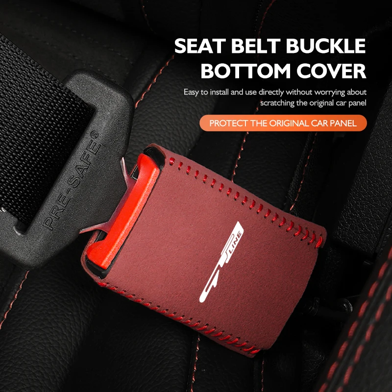 Car Seat Belt Base Buckle Protector Cover Accessories For KIA K5 K2 Optima Soul Spectra Niro Cadenza Sephia Carens