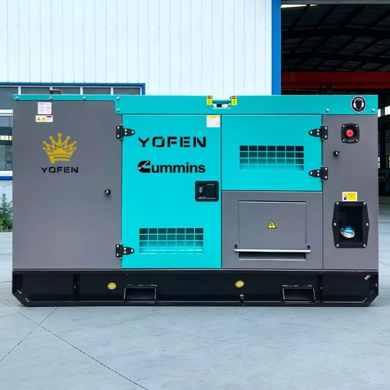 Customized Silent Type 3 Phase 40 KVA Auto Start Diesel Generator Genset With Optional ATS Water Cooled LCD Digital Display
