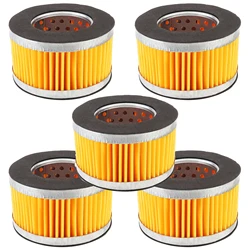 5pcs Air Compressor Intake Paper Filter Element Piston Type Air Replacement Filter Element Accessories Air Compressor Part Tool