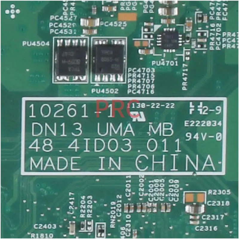 

10261-1 For DELL Vostro V3350 Laptop Motherboard HM67 CN-0MNYNP 0MNYNP Notebook Mainboard Tested Working