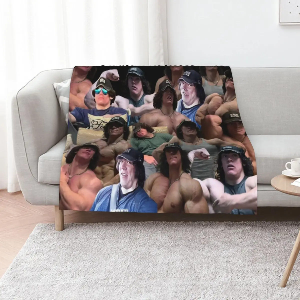 sam sulek photo collage Throw Blanket Moving halloween Luxury Brand Shaggy Soft Beds Plaid on the sofa Blankets