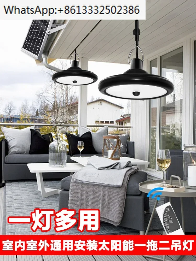 

Солнечная уличная лампа для двора/подвесная лампа/водонепроницаемая/комнатная лампа для определения человеческого тела/подвесная лампа/уличная лампа