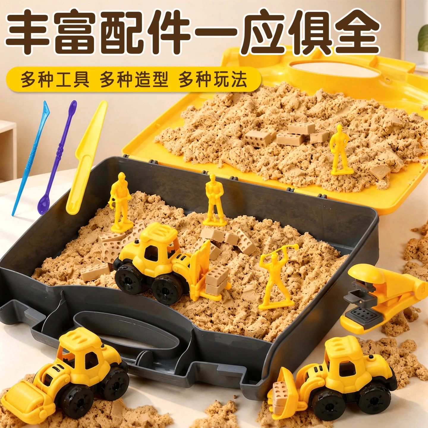 Excavator Car Birthday Cake Toppers Construction Crane Vehicle Cupcake Topper For Kids 1st Birthday Party Cake Decor Baby Shower