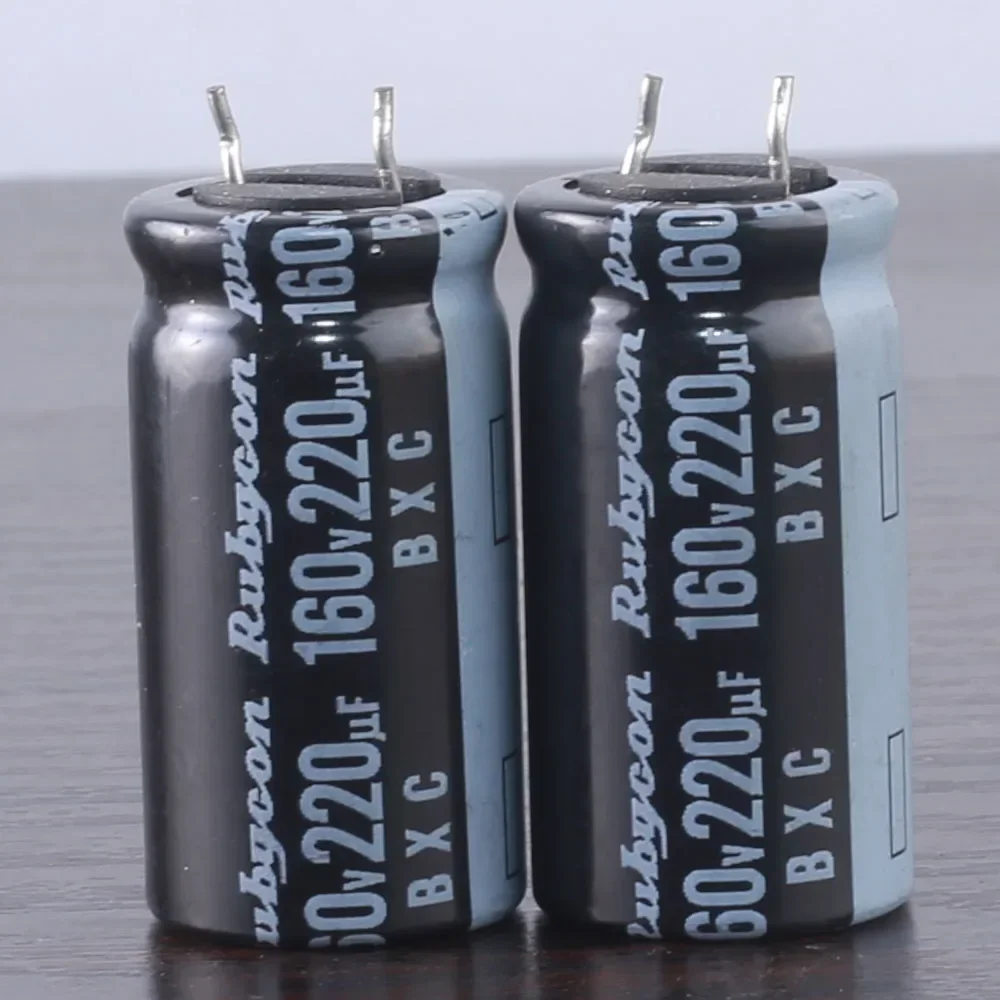 11pcs RUBYCON BXC 220uf 160v 220mfd Capacitor long life 105℃ 16*31mm