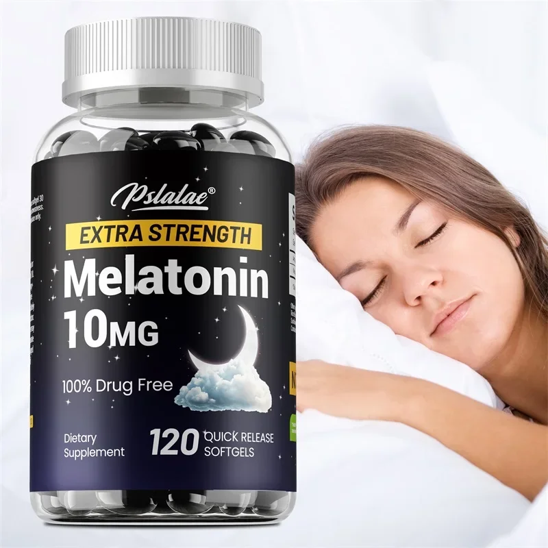 

Melatonin Capsules - Relieve Insomnia, Help Improve Sleep Quality,shorten Wake-up Time,regulate Rhythm Improve Sleep Quality