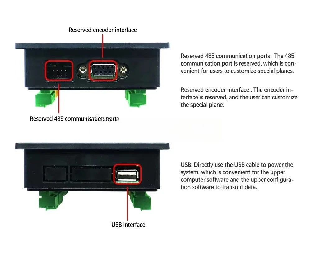 TC5510V TC5520V TC5530V TC5540V 4 Axis C-NC Controller Motion Controller for CNC Router Servo Stepper Motor