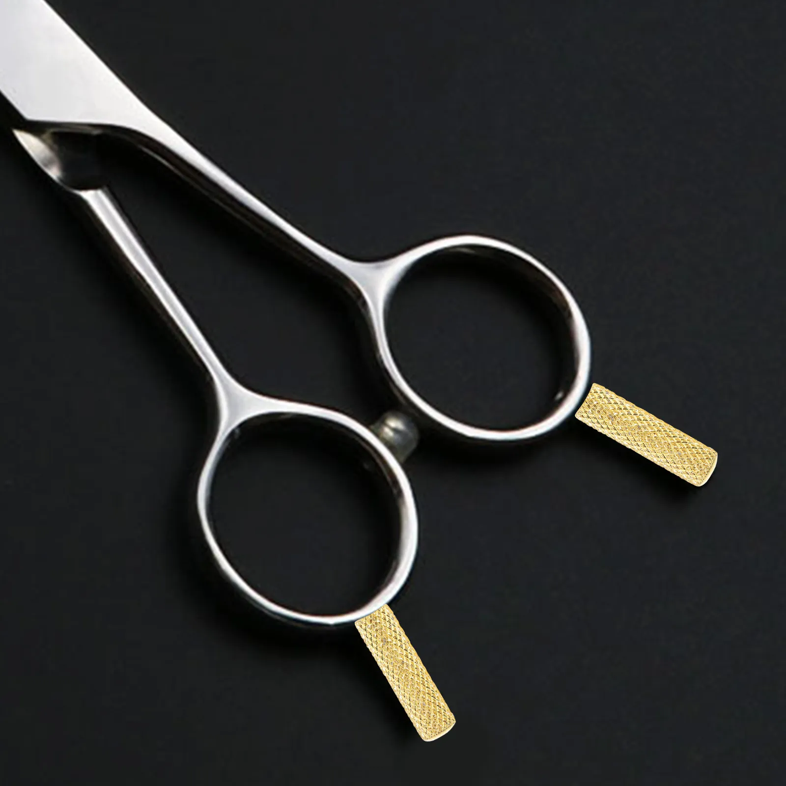 4Pcs Stainless Steel Pet Scissors Finger Rests Ergonomic Design Hairdresser Barber Hair Styling Salon Shear Tail Nails Scissor