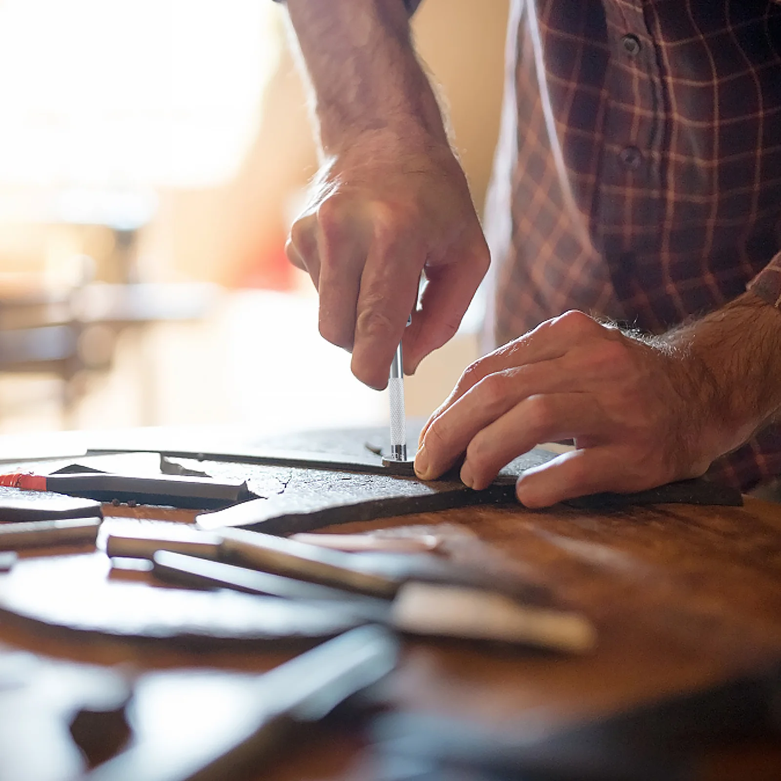 

Copper Silver Metal Eyelet Grommets Punch Tool For Craft Clothing Diy Grommet Installation Tool Eyelets Punching