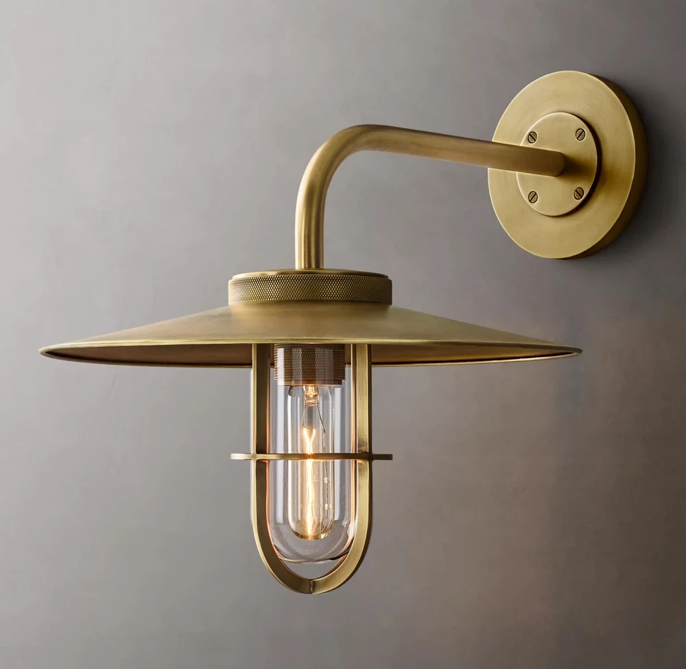 

Modern Simple Aluminum LED Outdoor Wall Sconce Water-Proof Black Finish Warm White Wall Scone for Entrance Garden