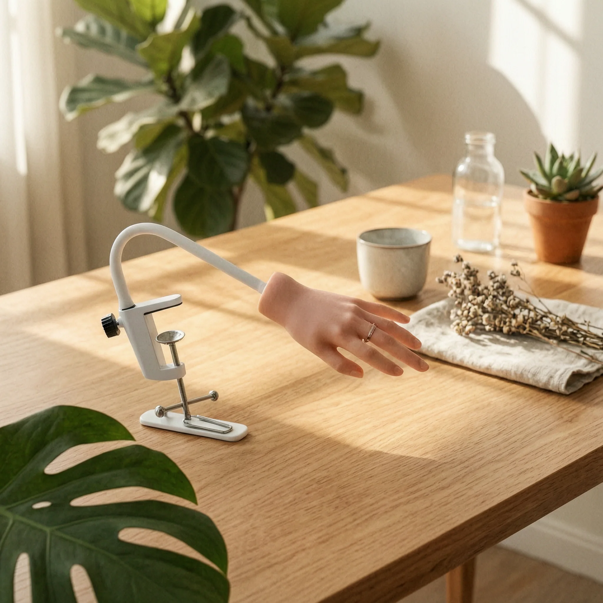 nail-practice-hand-with-stand-adjustable-nail-practice-hand-product-flexible-easy-to-clean-for-beginners-beauty-school-home