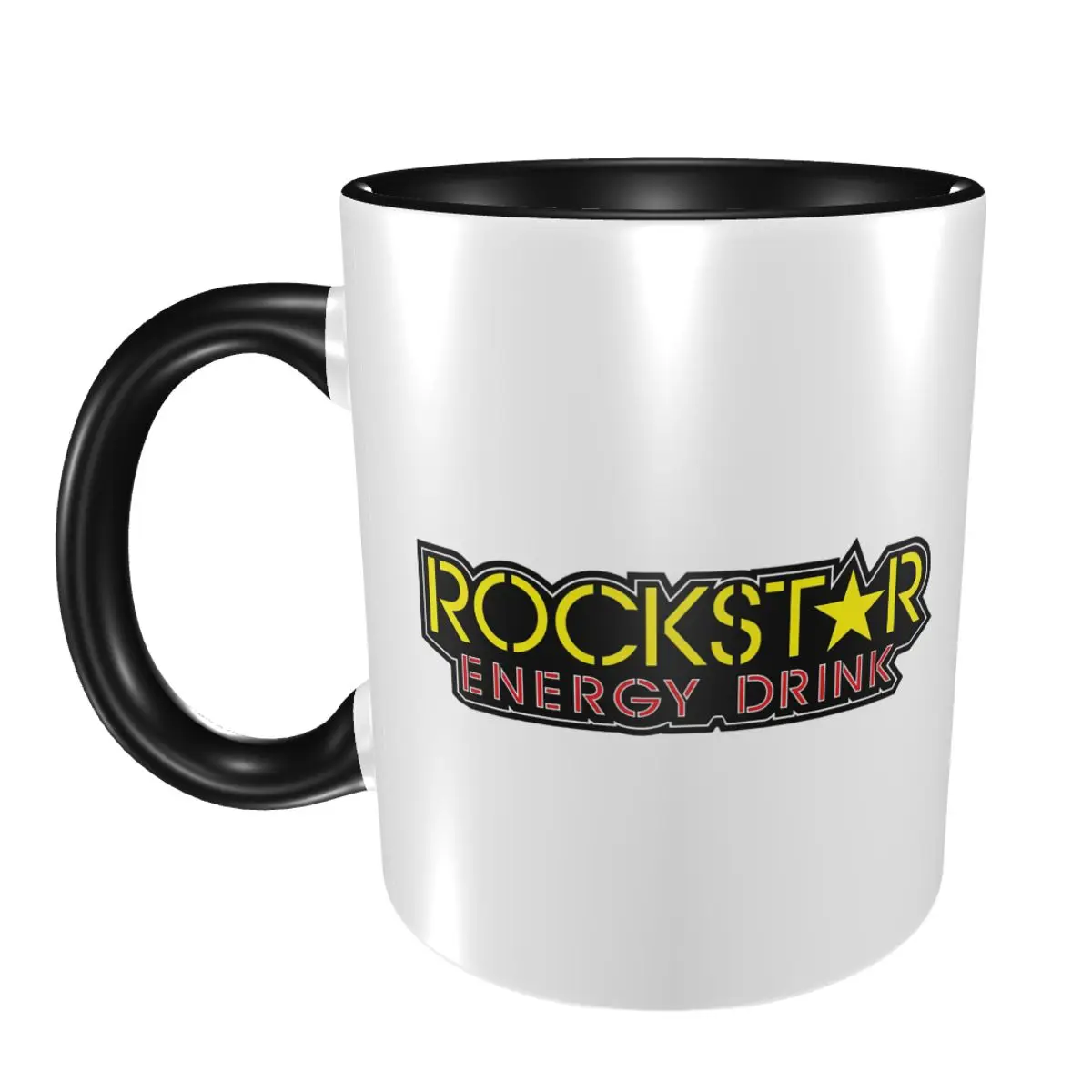 

Rockstar Energy Drink Mug Забавные керамические кофейные чашки Чайные кружки Молочная чашка Посуда для напитков Подарок для друзей