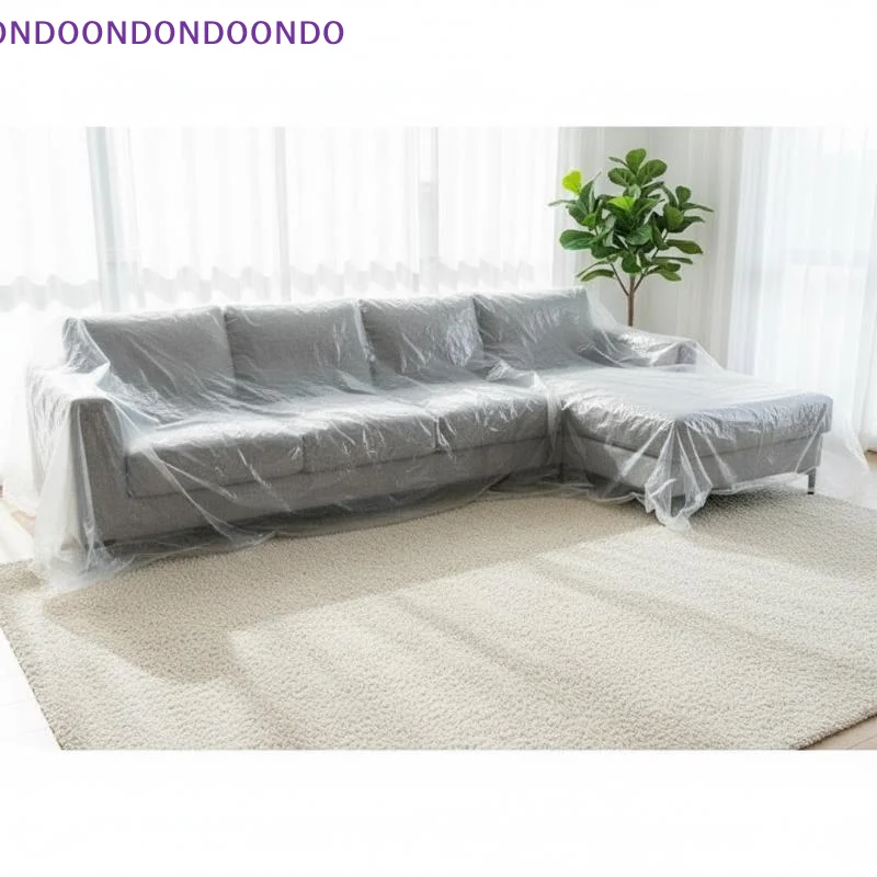 Disposable Furniture Dust Cover Thick Waterproof Flexible Durable for Home Moving Renovation Painting Long Time Storage