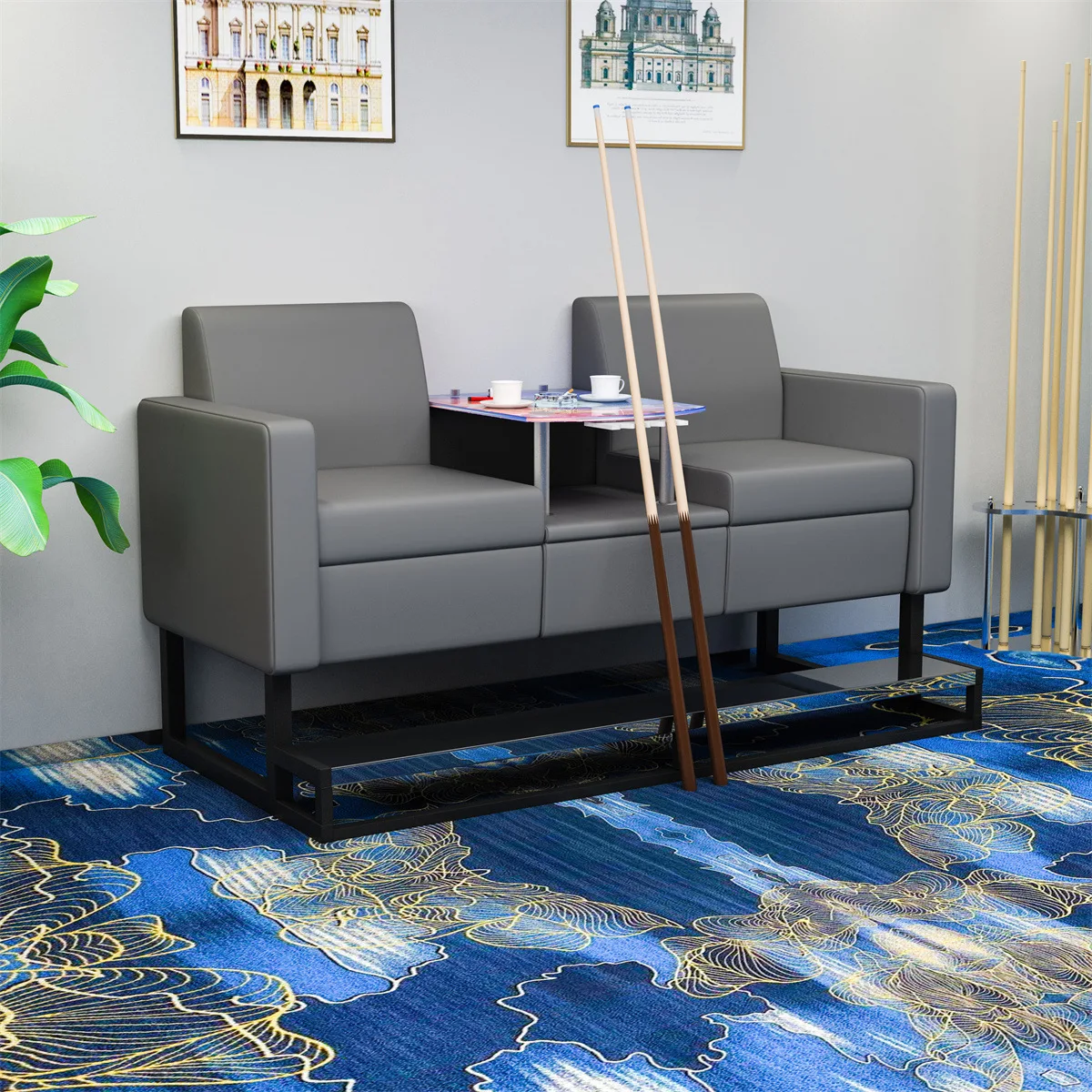 Silla de bola, sofá de sala de billar, sedentaria y cómoda.