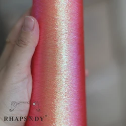 2500M Per Cone Super Chameleon Rainbow Thread Metallic Yarn 150D Computerized Embroidery Decorative Sewing 26 Colors Available