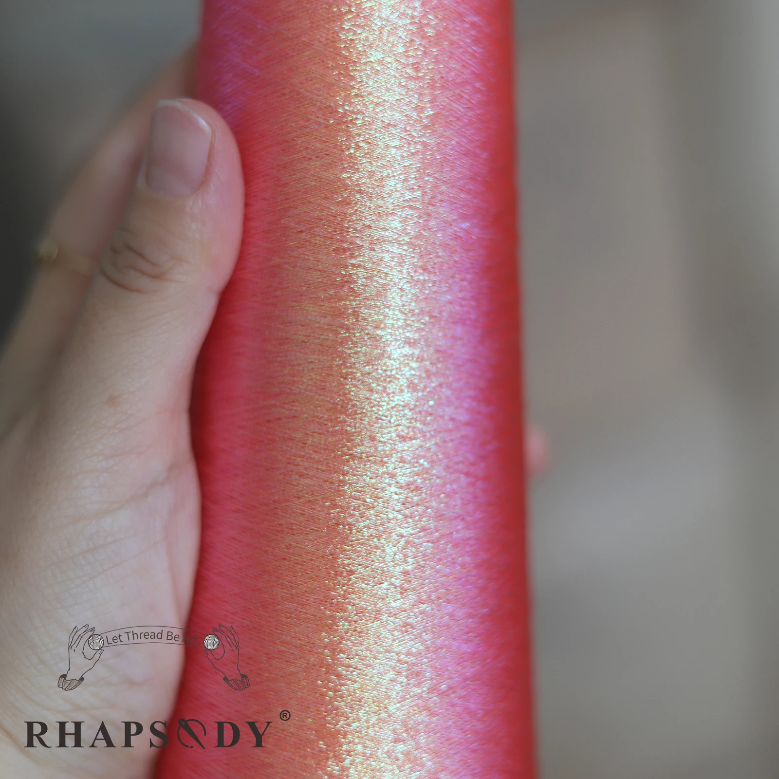 2500M Per Cone Super Chameleon Rainbow Thread Metallic Yarn 150D Computerized Embroidery Decorative Sewing 26 Colors Available