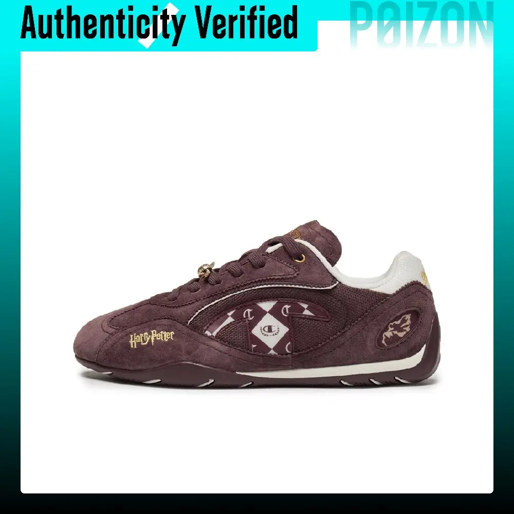 HARRY POTTER x Champion Zapatillas Casuales de Caña Baja para Hombre, Color Cacao en Polvo/Amarillo Maíz U5DFCRM04L3