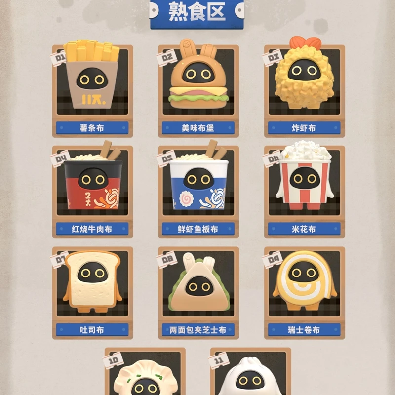 Genuine Mihoyo Zenless Zone Zero Taste Kingdom Bangboo Mini Figure Blind Box Cute Food Themed PVC Painted Desktop Ornament Gift