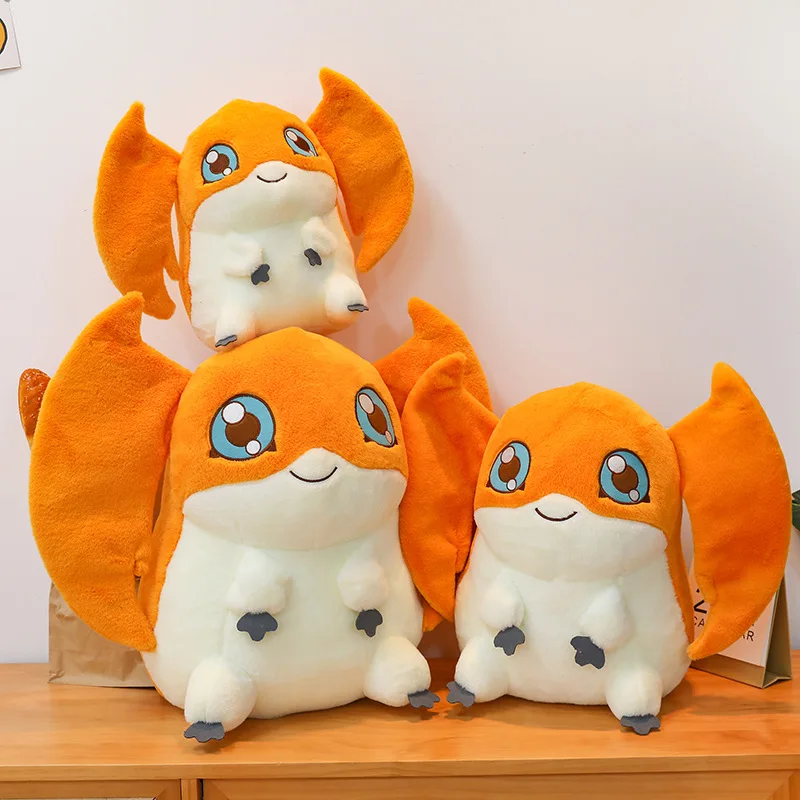 Digimon Adventure Kawaii Patamon Stuffed Plush Toy Doll Cartoon Cute Anime Figure Soft Pillow Room Decor Peluche Birthday Gift