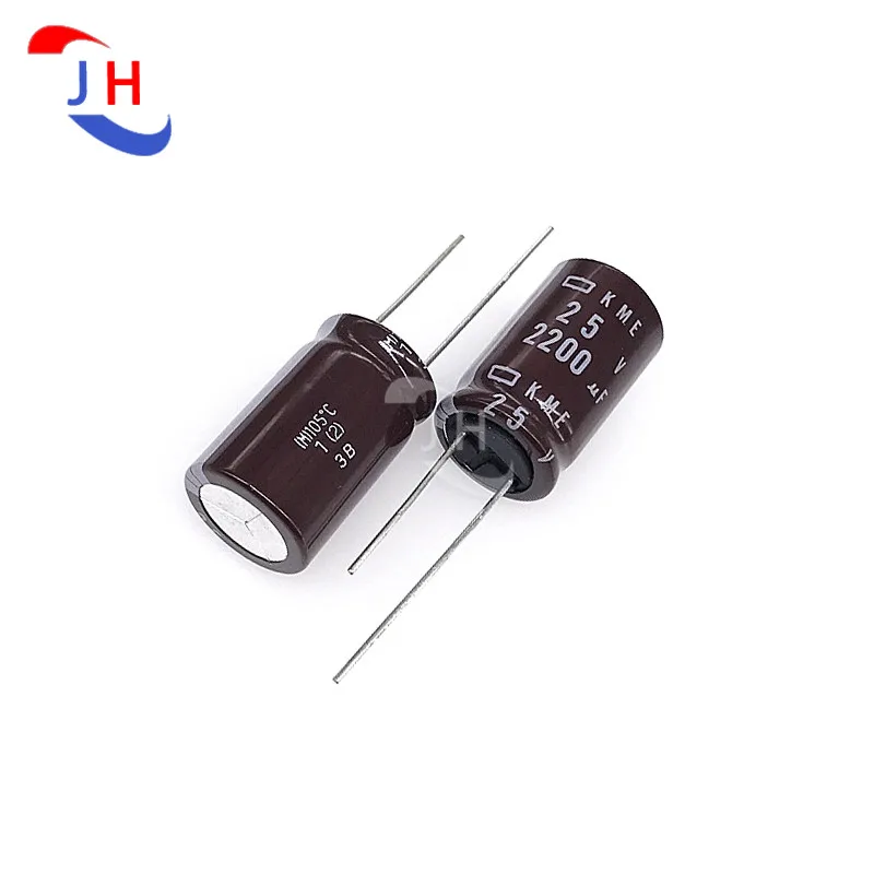 5PCS New Aluminum Electrolytic Capacitor 25v2200uf 16*25 KME High Frequency Long life 7.5mm Pin Distance  25V 2200UF