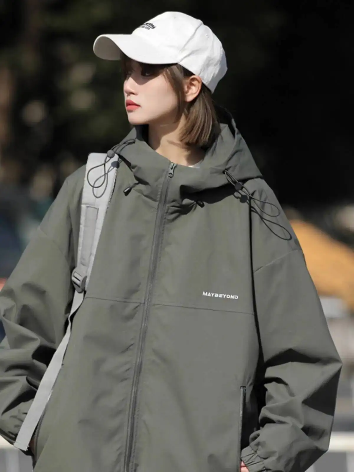 Women Windbreak Coat 2025 Spring Summer Men's Outdoor Mountaineering & Camping Hooded Jacket Oriented Style Ideal For Couples