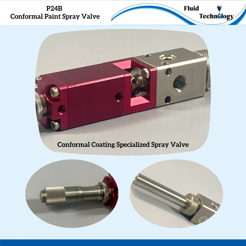 Precision High-Frequency Dispensing Valve Pink Thimble Type Rubber Valve Double Action Anti-Paint Glue Dispensing Machine