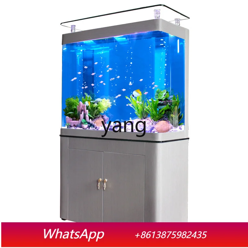 

CX fish tank living room small household ecological aquarium bottom filter medium large silent landscaping