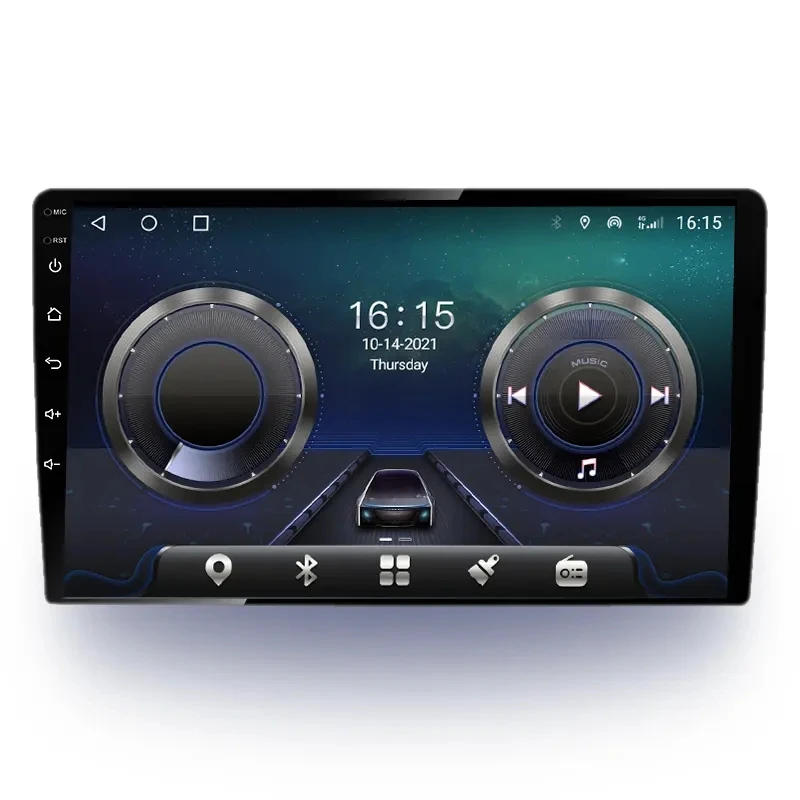 TS10 4+32GB 9 Inch Android Touch Screen Car Audio Carplay DSP GPS Stereo Radio Navigation System Audio Auto Video Car DVD Player