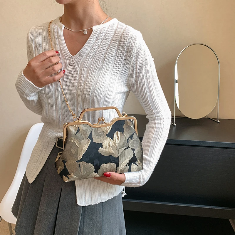 

for Women Elegant Layd Shoulder Crossbody Bag Printing Purse Satin Evening Clutch Bag for Women Diamond Wedding Handbags