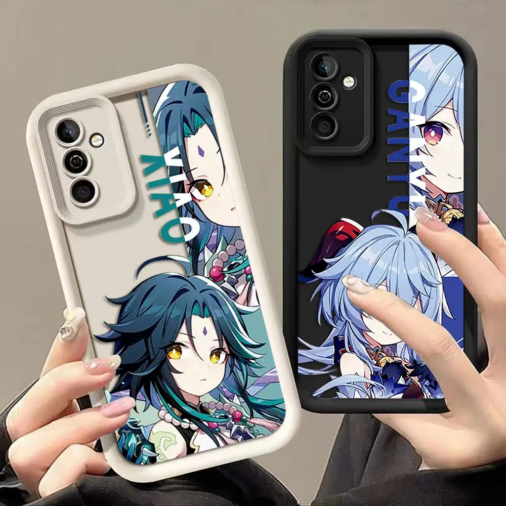 

Game Genshin Impact Girls Phone Case For Samsung Galaxy S26 S25 S24 S23 S22 S21 FE S20 ULTRA PLUS Case TPU Shockproof Cover Capa