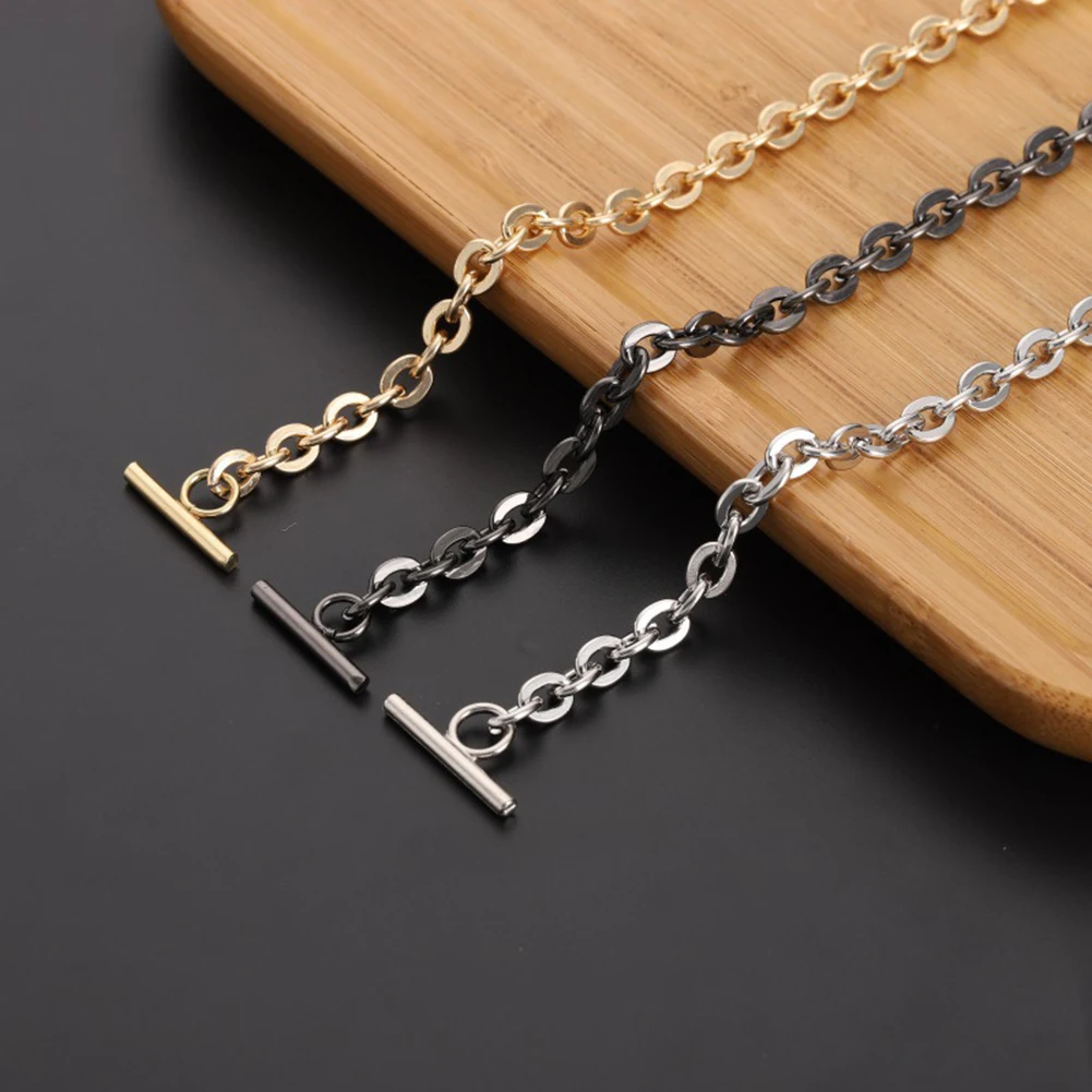 New Handbag Metal Chains For Bag DIY Purse Chain With Buckles Shoulder Bags Strap Handbag Handles Bag Parts & Accessories