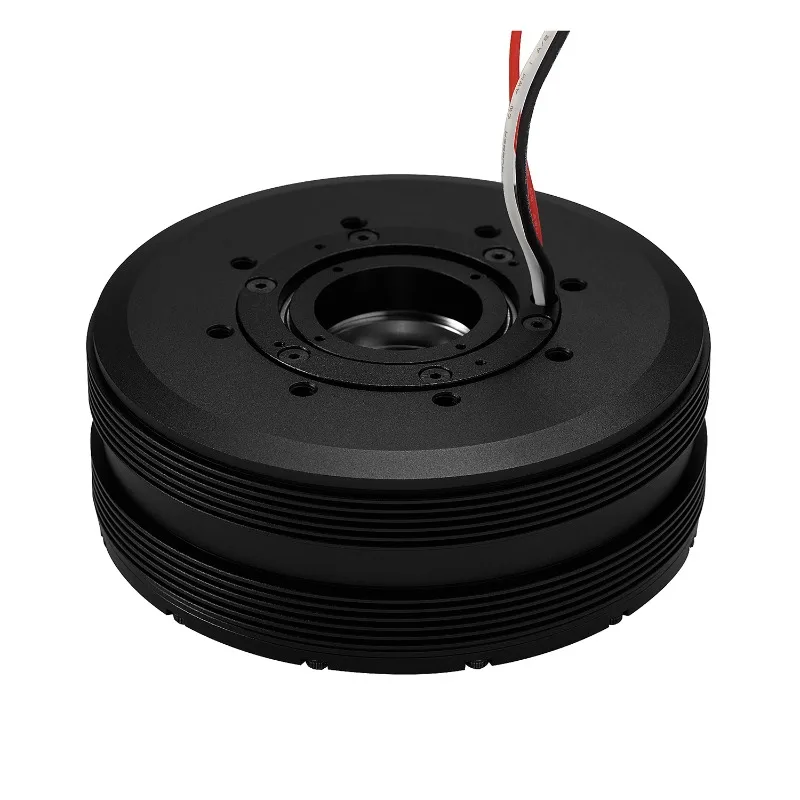 PM120 Big Hollow Shaft PMSM Servo Motor High Torque BLDC Motor with Slip Ring for Hub Wheel Robotic Arm