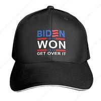 Joe Biden Baseball Caps 2024 Won Get Over It Adjustable Trucker Cap for Outdoor Sun Protection  Men & Women Black Casquette