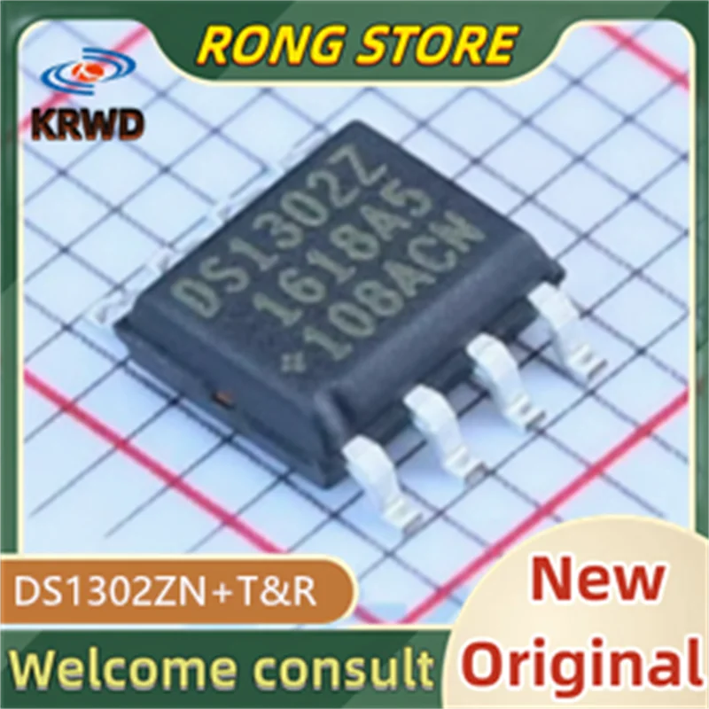 5PCS DS1302Z New Original DS1302ZN+T&R DS1302ZN SOIC-8
