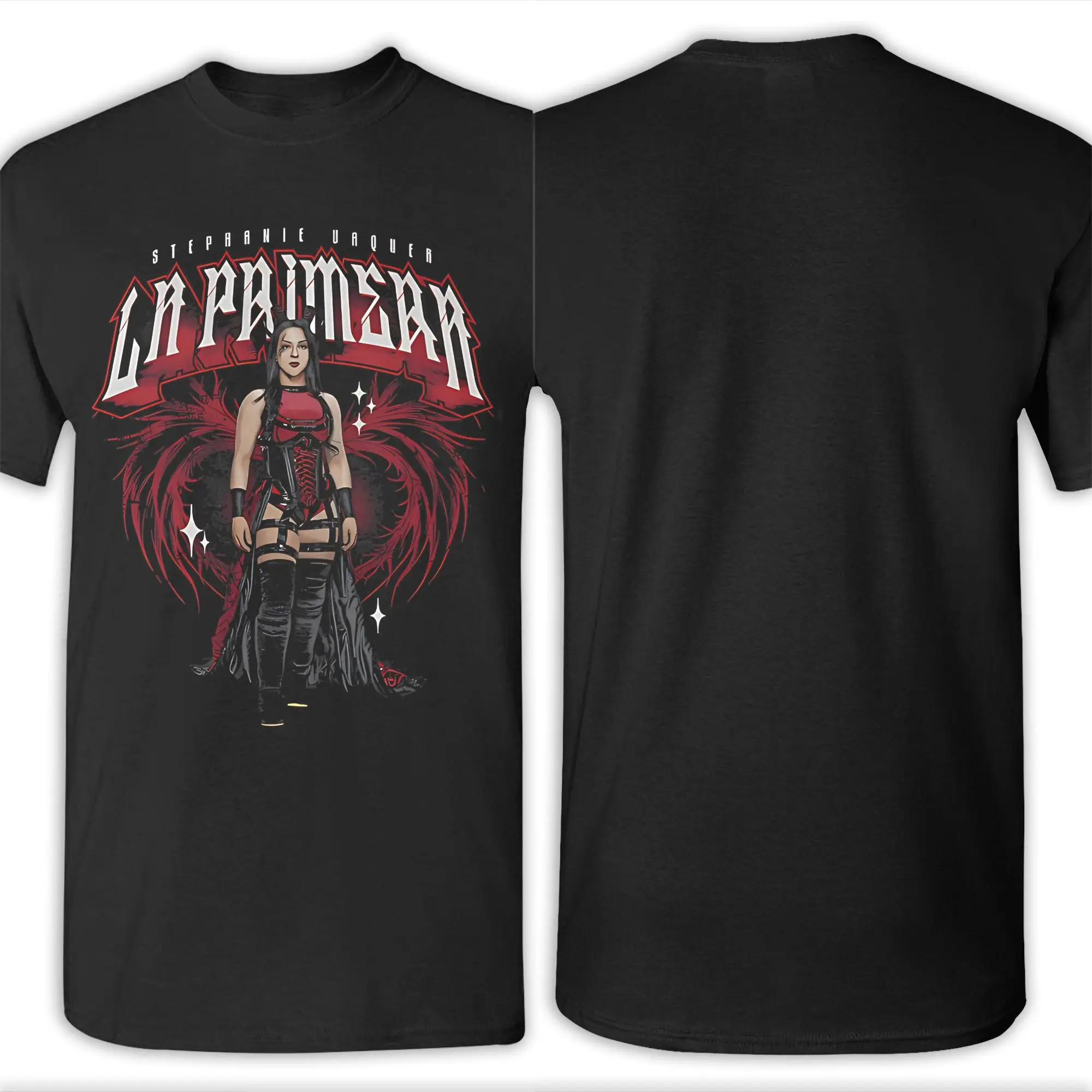 الرجال النساء ستيفاني فاكر المصارع تي شيرت القطن الجرافيك المطبوعة تي شيرت وتتسابق الملابس #6