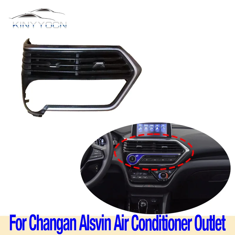 

Air Conditioner Outlet For Changan Alsvin 18-23 Front Panel Grille AC Air outlet Adjustment Knob Center Console Dashboard