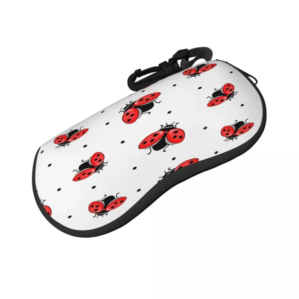 Glasses Bag Protective Case Ladybug Silhouette Women Men Sunglasses Case Box Reading Eyeglasses Box Accessories