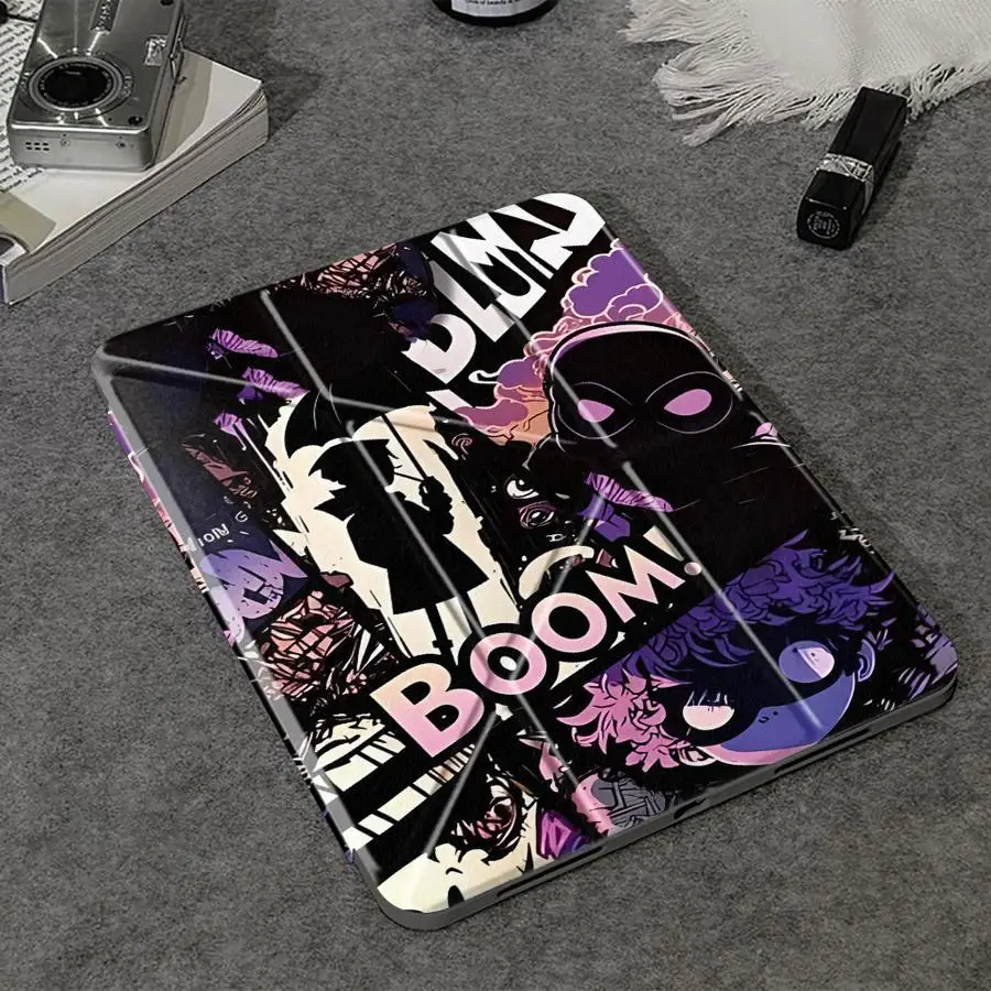 Poom Super Banc Creative Art Holder Cover Tablet Case For iPad Pro 11th 10th 9th 8th 7th 12.9inch Mini 6 7 Pro 2025 Air 4 5 M3
