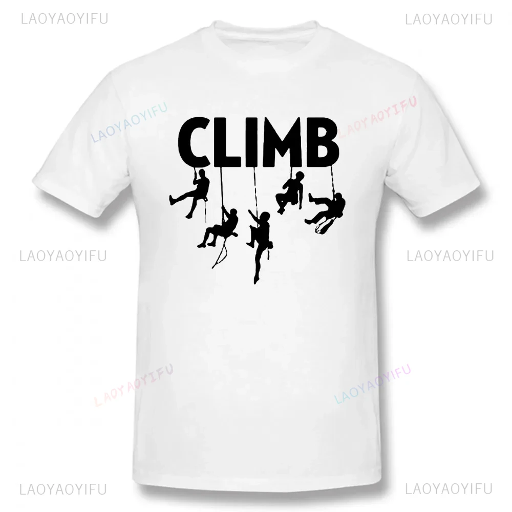 New Arrival Love Climbing Equipment Printed T-shirt Short Sleeved Climbing Casual Fahsion Man T-shirt Breathe Fashion Loose Tees